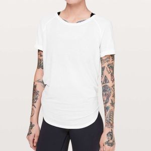 Lululemon Open Up Tie Back Tee